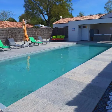 بيت للعطل Maison Renovee Avec Jardin, Piscine Chauffee Et Spa, Proche Plages Vendeennes, Ideal Pour Familles - Fr-1-426-481 La Garnache